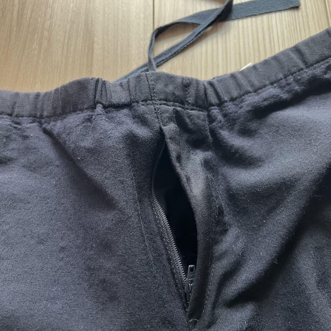 ACNE STUDIOS Men's Plain Zip Pockets Wool Short Pants Navy Size 44