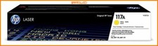 HP Toner 117A W2072A, Cartuccia Originale da 700 Pagine, Giallo