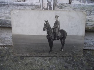 Original WW1 Era photo postcard Unknown Hussars Yeomanry Horse Regiment (11