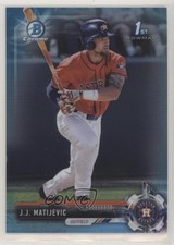 2017 Bowman Draft Chrome Sky Blue Refractor 319/399 JJ Matijevic #BDC-109 6f5