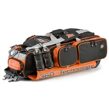 Tanel 360 RAGE Baseball/Softball Equipment Wheel Bag - Black/Orange