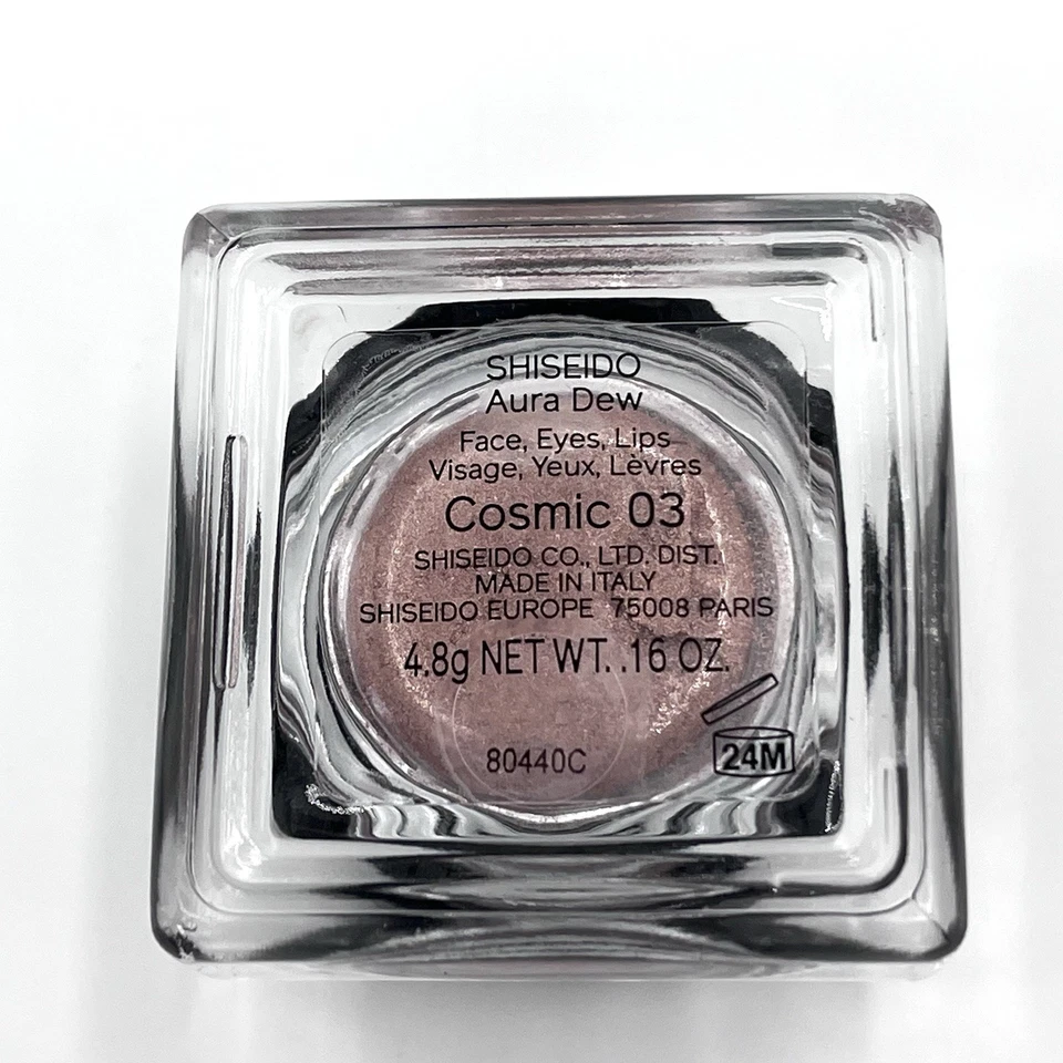 Shiseido COSMIC 03 Aura Dew Face Eyes Lips Makeup NIP Highlighter Shimmer - Image 4 of 4