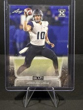 Jordan Love Leaf 2020 Draft Rookie Football Card