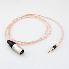 Hifi 3.5mm to 4 Pin XLR Balanced Female male Plug Audio Headphone Adapter Cable