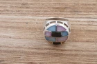 925 Silver Ladies Ring Colour Stones Size 56