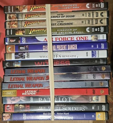15 DVD Lot  - Harrison Ford/Mel Gibson 15 Film Collection (Ap26)