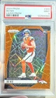 2024 Panini Prizm Lazer Prizm Rookie Bo Nix #309 Denver Broncos PSA 9