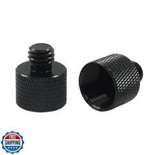 Waziaqoc 2 Pcs Mic Stand Adapter, 5/8 Female to 3/8 Male Thread Camera Tripod