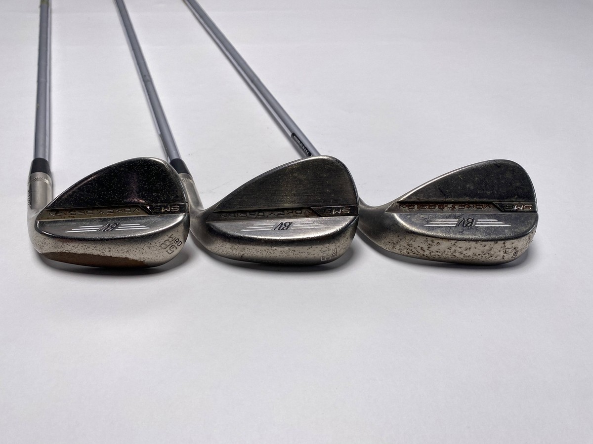 Titleist Vokey SM8 50°12F/￼54°14F/58°10S Titleist Vokey SM8 Brushed Steel Wedge Set 50* 8 | 54* 10