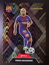 2025 Daka FC Barcelona Team Set Rhombu Soccer Silver Wave /299 Javier Mascherano
