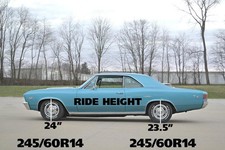 Ridetech Coil Spring Lowering Kit - 1964-1967 Chevelle Cutlass Etc. Rear Dual