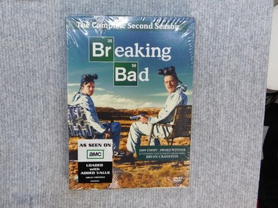 Breaking Bad Complete Second Season DVD 4 Disc Set Sealed AMC Bryan Cranston Emm