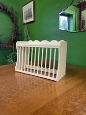 White Painted Plate Rack, Wall Mounted, Counter Top, Kitchen Shelf, Country