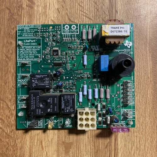 Trane Furnace Control Circuit Board D672386P01