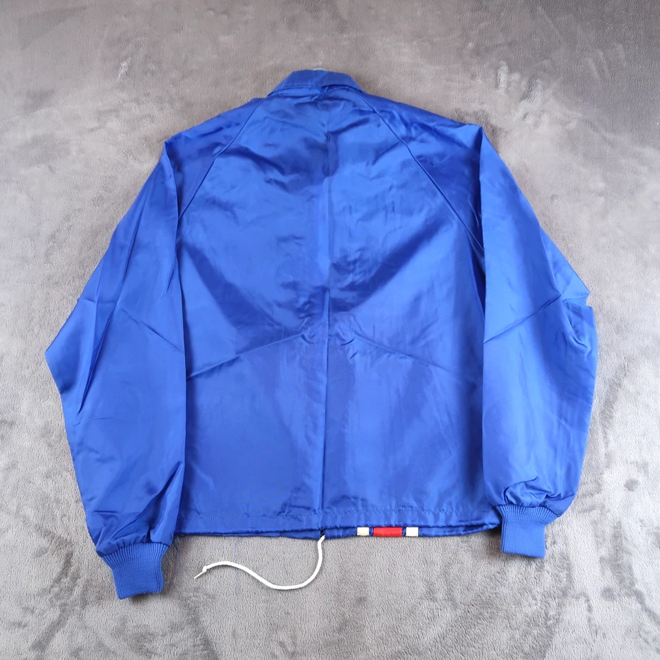 Chaqueta cortavientos vintage años 80 Crown California Racing de nailon L Good Sam Club Foto 2 de 4