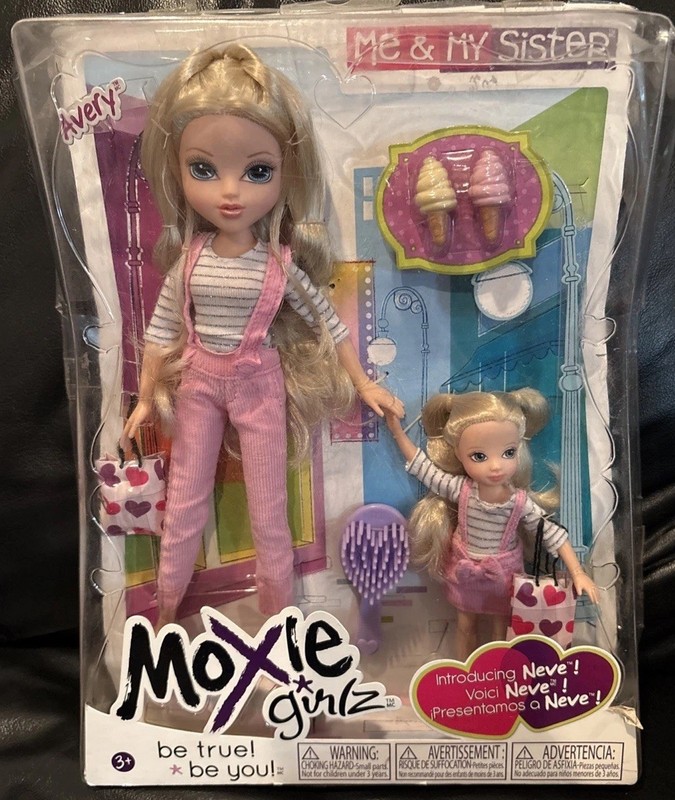 NEW Moxie Girlz Me & My Sister Avery & Neve Fashion Doll Set & Accessories NIB