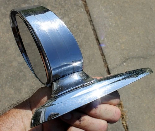 Vintage THUNDERBIRD LINCOLN Fairlane SIDE VIEW CHROME MIRROR 3119741