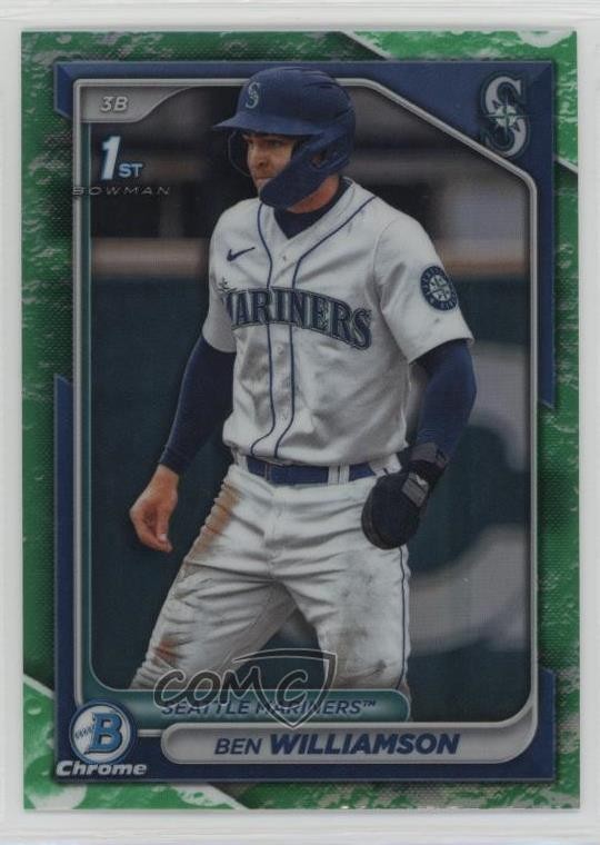 2024 Bowman Chrome Prospects Lunar Glow Refractor Ben Williamson #BCP-67 1i0l