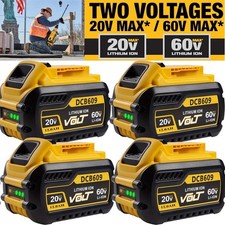 2 Pack 12.0Ah Replacement for DeWalt 20V/60V MAX Battery Lithium-ion DCB609