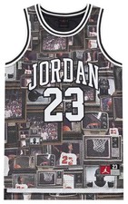 Nike Air Jordan Printed 23 Basketball Jersey 95C655 Youth Kids' Size Small NEW