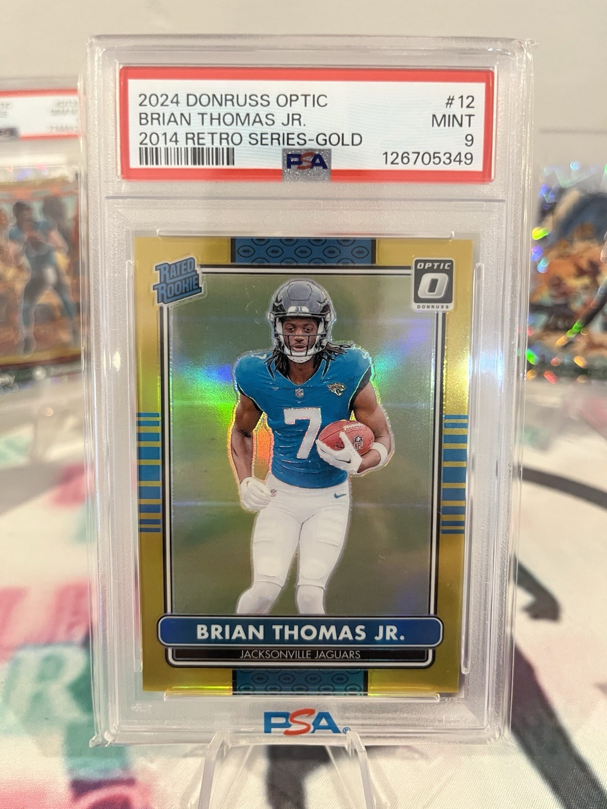 Brian Thomas Panini Donruss Optic 2014 Retro Series #12 Gold