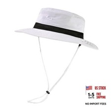Oversized XL XXL Waterproof Sun Hat for Big X-Large-XX-Large White-2.7"brim