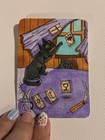Original ACEO Cats Tarot Card Crystal Ball Fantasy Mystical Zodiac Art Card #3/6 — photo 2