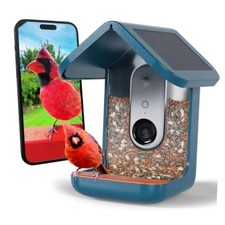 Birdbuddy PRO Solar Smart Bird Feeder with Smart Bird Feeder PRO Solar - Blue