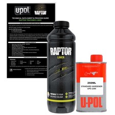 Raptor Tintable Urethane Spray-on Truck Bed Liner Kit 1 Quart Raptor Tintable Urethane Spray-on Truck Bed Liner Kit 1 Quart