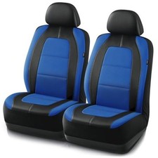 Car Seat Cover, Leather Car Seat Covers, Front Low Front Seat Blue Front Seat