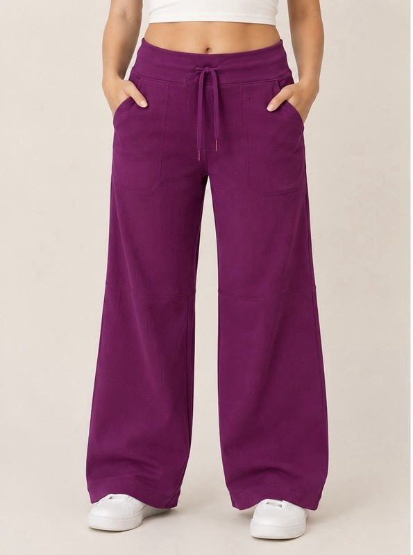 32 Cool Purple Wide Leg Pants Women’s XS High Rise Lounge Athleisure Pants