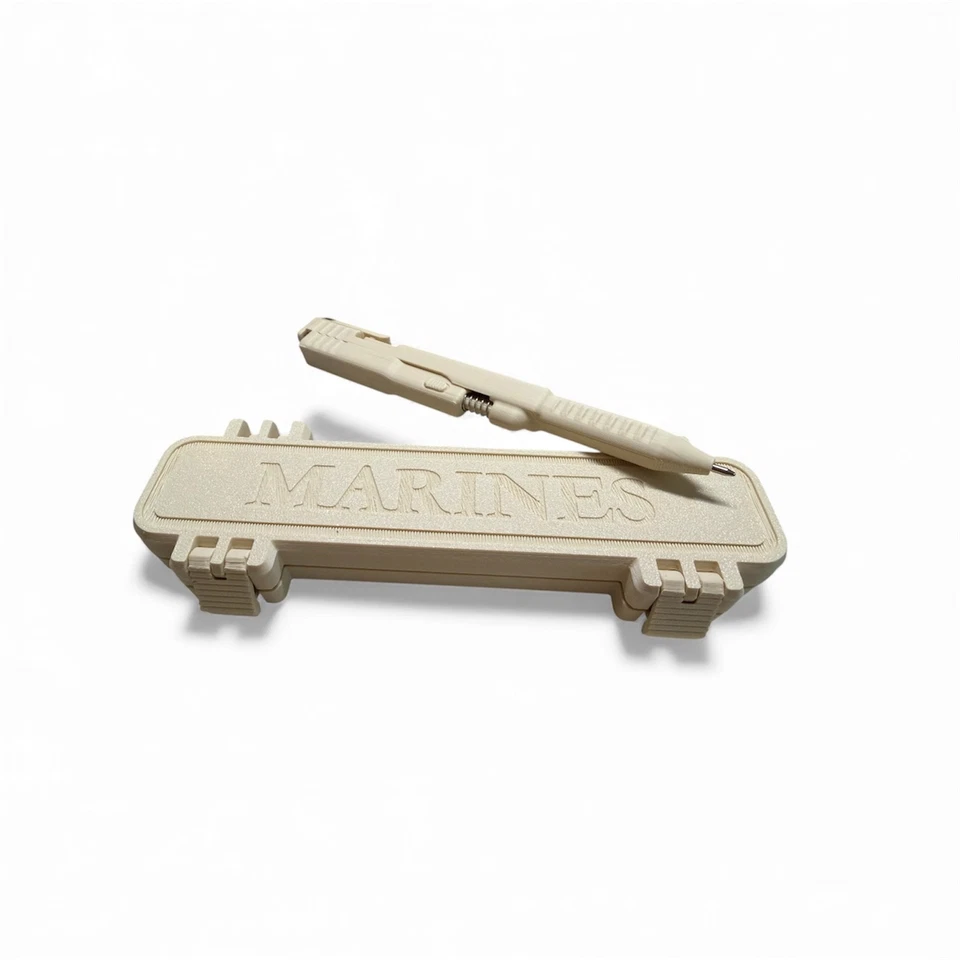 Bolígrafo táctico EDC Marines con estuche a juego - Juego bronceado impreso en 3D Foto 2 de 4