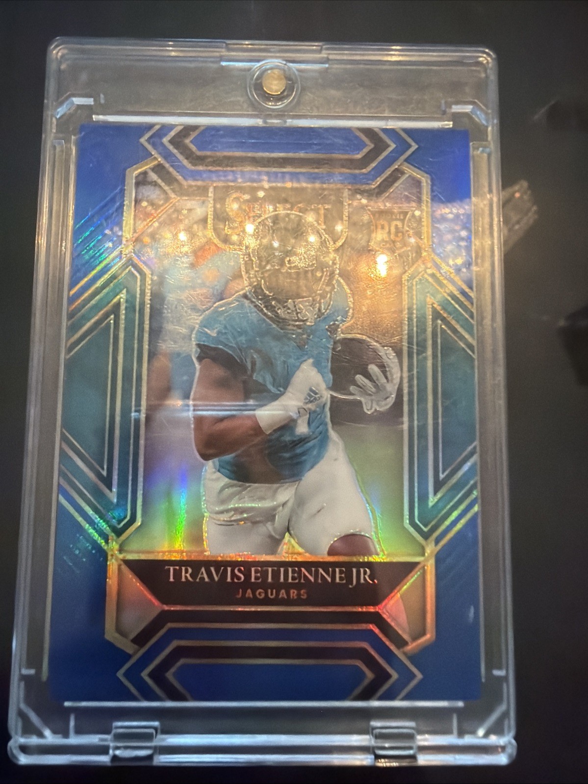 2021 Panini Select - Club Level Travis Etienne #254 Blue Prizm /99 (RC)