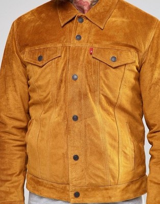 Levis Lederjacke Gefüttert M