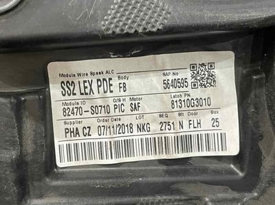 82470S0710 fensterheber vorne links 82450G4710 81310G3010 114377 HYUNDAI I30