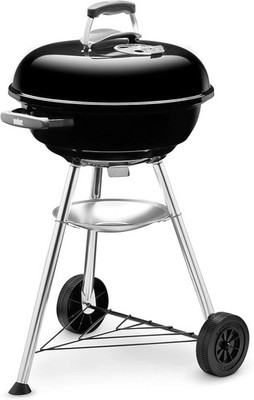 Weber Compact Kettle 1221004 NEU & OVP Kugelgrill Schwarz 47 cm Holzkohle Grill