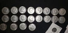 Lot Of 20 Kennedy 40% Silver Dollars 1969 Curculated Cond. Bullion.