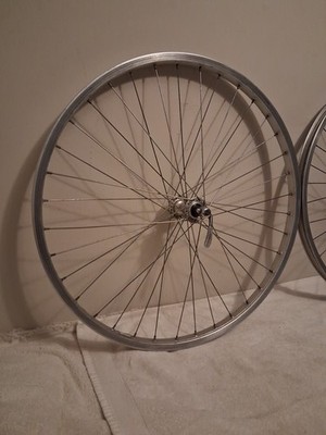 Vintage 1985 Araya 26 X 1.50 Japan 5 Speed Wheelset BMX Cruiser