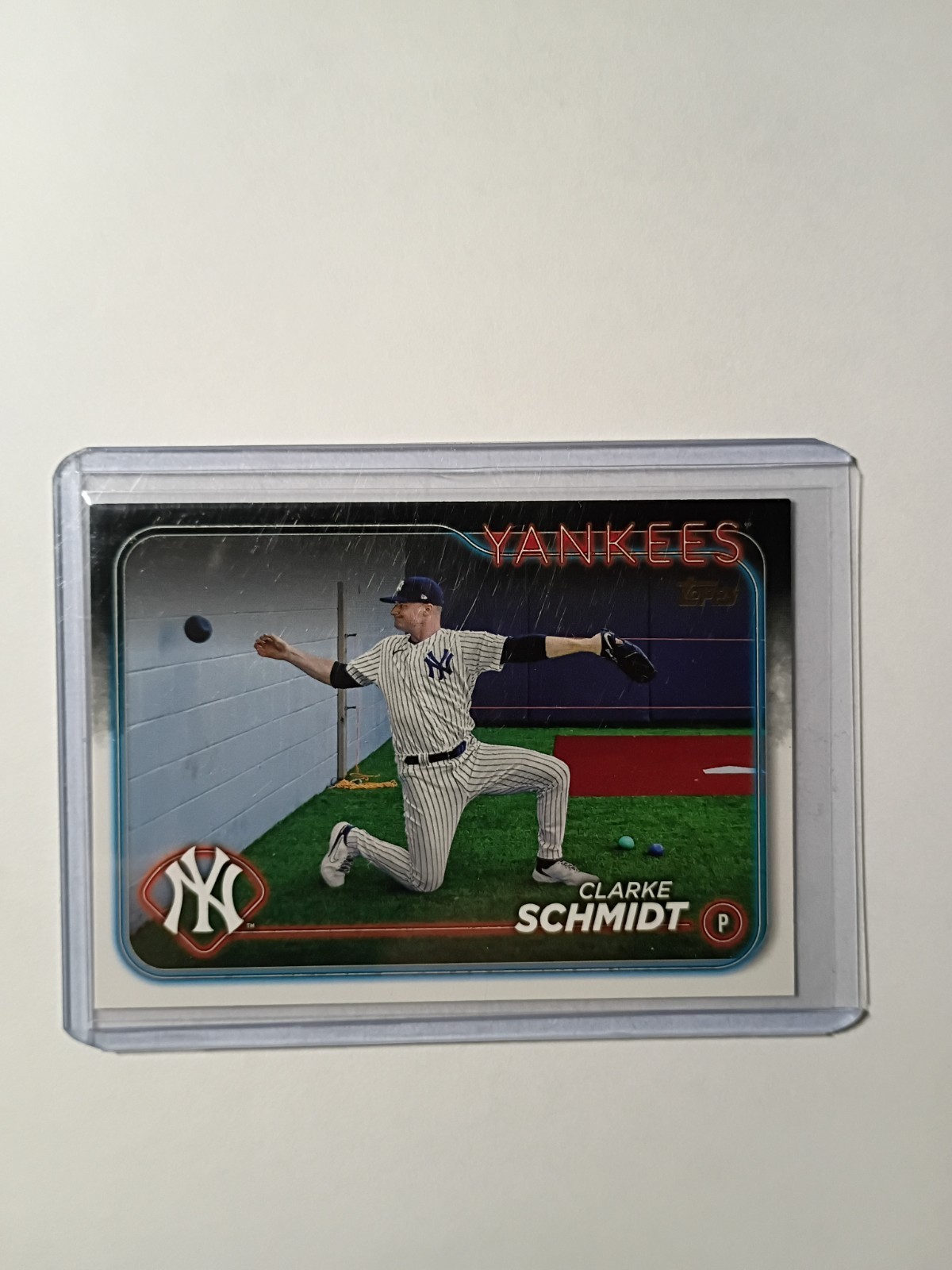 2024 Topps Clarke Schmidt #264 Golden Mirror Image Variation Short Print Yankees