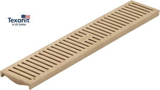 244 Spee-D Channel Drain Grate, Plastic, 4-1/8-Inch Wide X 2-Feet Long, for Driv