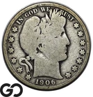 1906 Barber Half Dollar, VG++