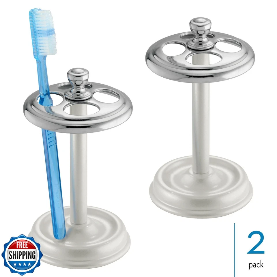 Basura pequeña redonda de plástico iDesign - Ideal para baño, dormitorio u oficina - Foto 3 de 4