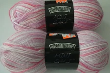 Wisdom Yarns "Mini Saki" 2 Skeins  230Yds Ea Merino-Bamboo-Nylon   -Discontinued