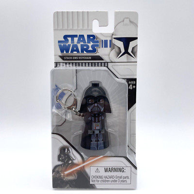 NEW SEALED Star Wars Stack-Ems Darth Vader Keychain 2008 Hasbro