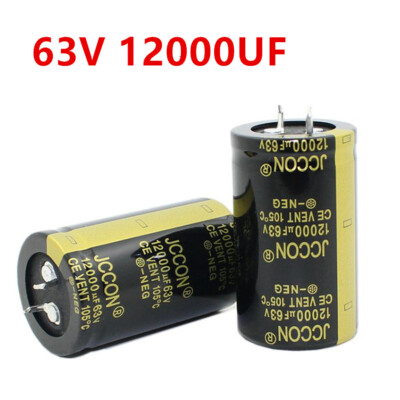 Condensatore Elettrolitico 63V 12000uF – 2 Pin, 30x50mm, JCCON