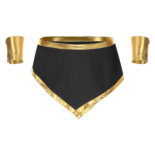 Sexy Disfraz Para Hombre Dios Griego Falda Romana con Puños Conjunto Fiesta de Halloween Conjunto - Imagen 17 de 34