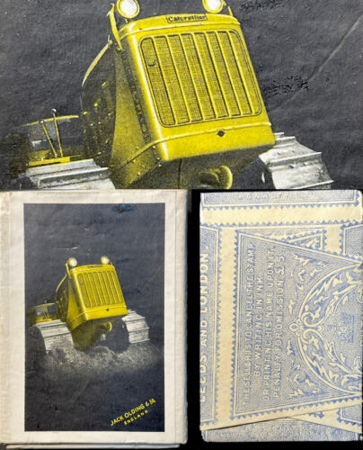 1st Ed c1940 Caterpillar Sealed Playing Cards Tractor Poker Unopened Poker Deck - Picture 1 of 17