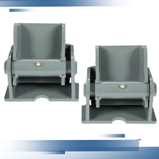 2Pcs Steel Dump Body Truck Trailer Hinge Heavy Duty Greasable Weld On Solid