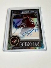 2014-15 O-Pee-Chee Platinum Brandon Gormley Auto Black Ice /99 Rookie #RA-14 Rc