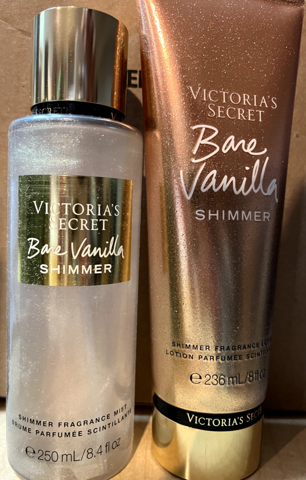 Vanilla Shimmer Victorias Secret Bare Vanilla Body Mist Victoria's